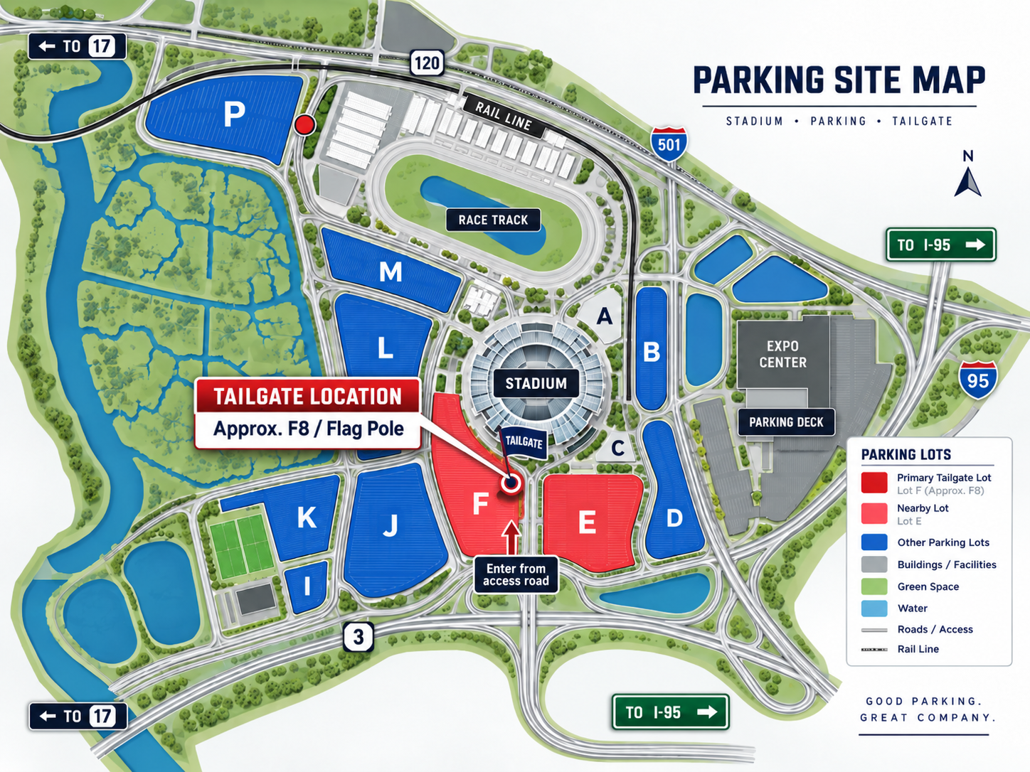 Parking map
